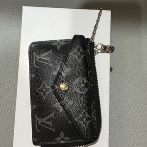 Louis Vuitton Black and Gray Monogram Key Holder
